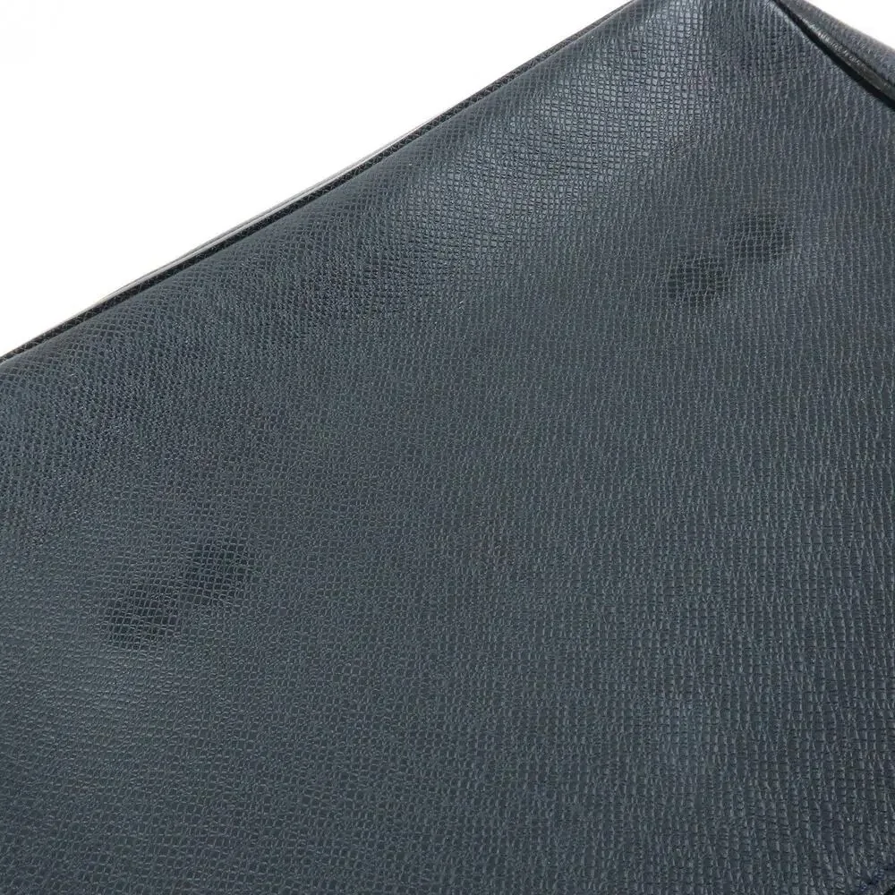 Louis Vuitton Taiga Leather Crossbody Bag Blue